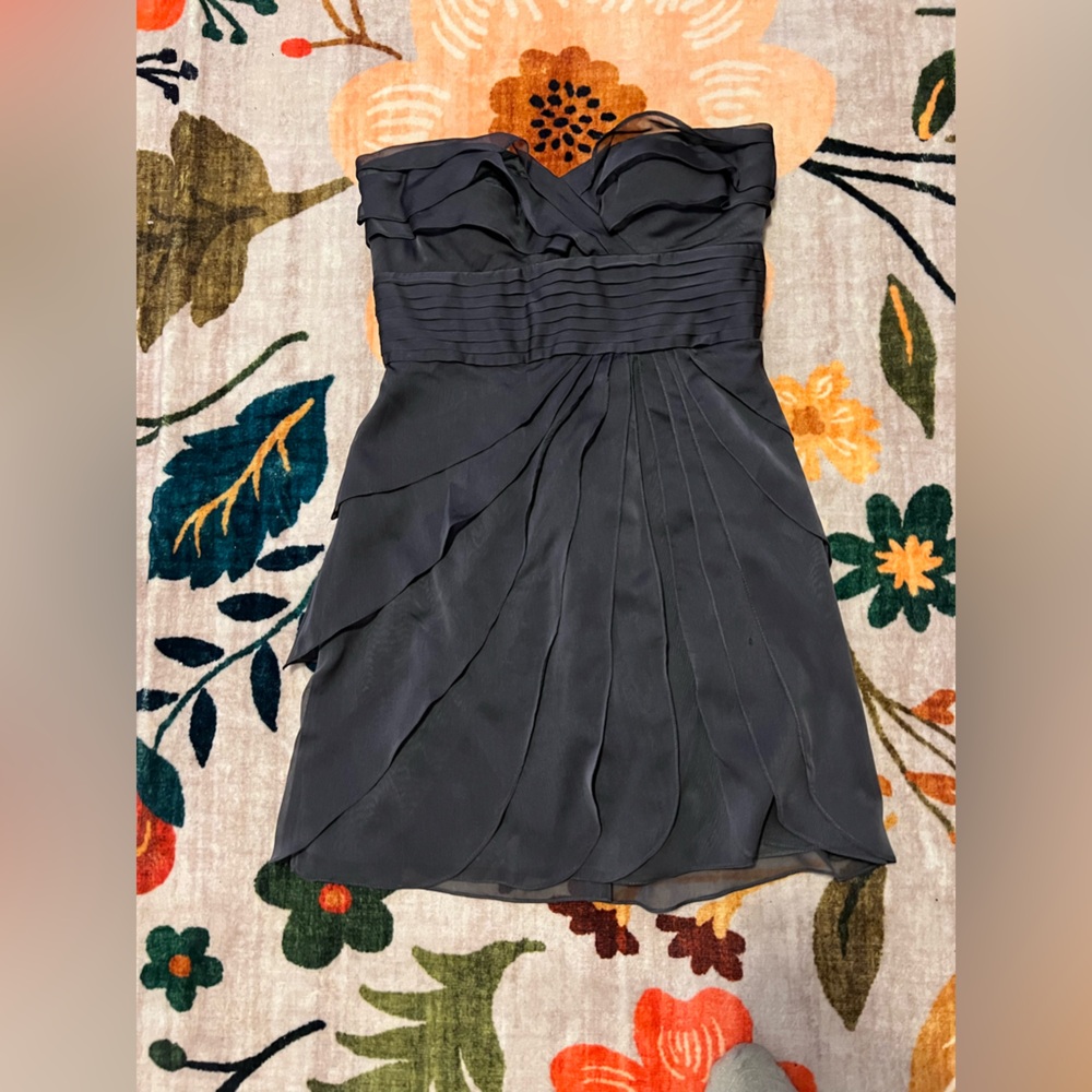 Like NEW Gray Strapless Dress Gorgeous Dress - style of Terani couture